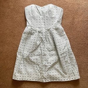 Strapless j crew lace dress size 4